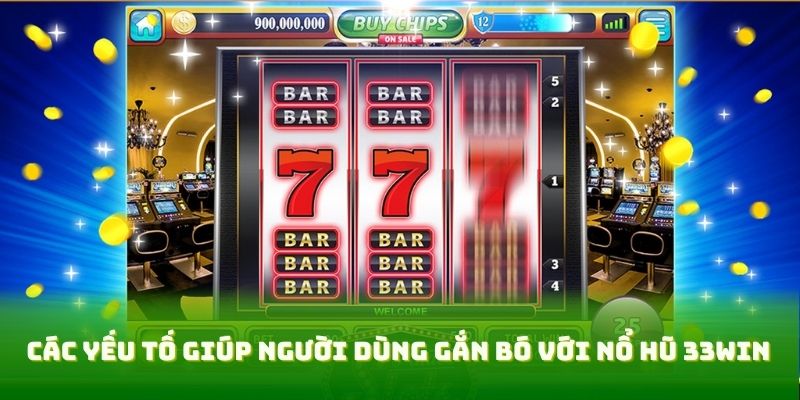 Các yếu tố giúp người dùng gắn bó với nổ hũ 33win